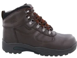 Work Boots|Waterproof Hiking Boots For Men*XLfeet Inc. Drew Shoe Rockford - Dark Brown Tumbled Leather