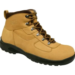 Work Boots|Waterproof Hiking Boots For Men*XLfeet Inc. Drew Shoe Rockford - Wheat Nubuck