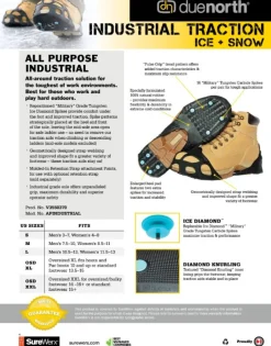 Ice Cleats|Traction Aid*XLfeet Inc. Due North All Purpose Industrial Traction Aid