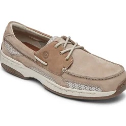 Boat Shoes|Slip-On Shoes*XLfeet Inc. Dunham Captain - Rocksand/Post Nubuck Boat Shoes