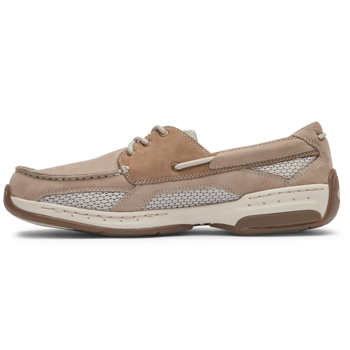Boat Shoes|Slip-On Shoes*XLfeet Inc. Dunham Captain - Rocksand/Post Nubuck Boat Shoes