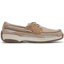Boat Shoes|Slip-On Shoes*XLfeet Inc. Dunham Captain - Rocksand/Post Nubuck Boat Shoes