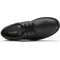 Dress Shoes And Boots*XLfeet Inc. Dunham Mens Byrne Plain Toe Ox - BLACK CH LEA