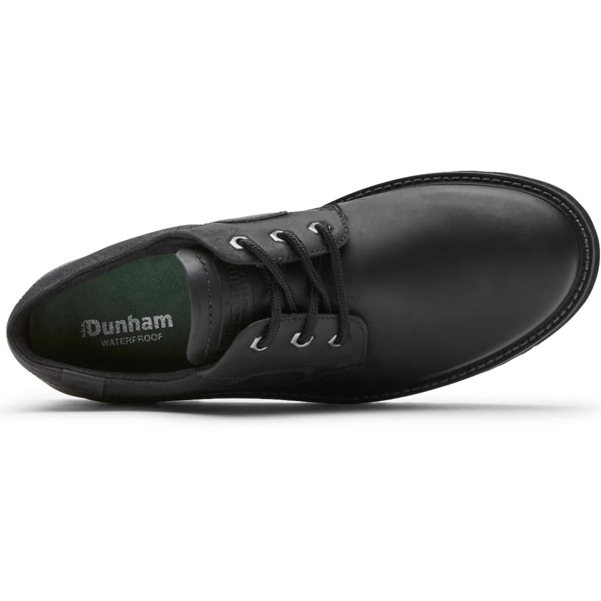 Dress Shoes And Boots*XLfeet Inc. Dunham Mens Byrne Plain Toe Ox - BLACK CH LEA
