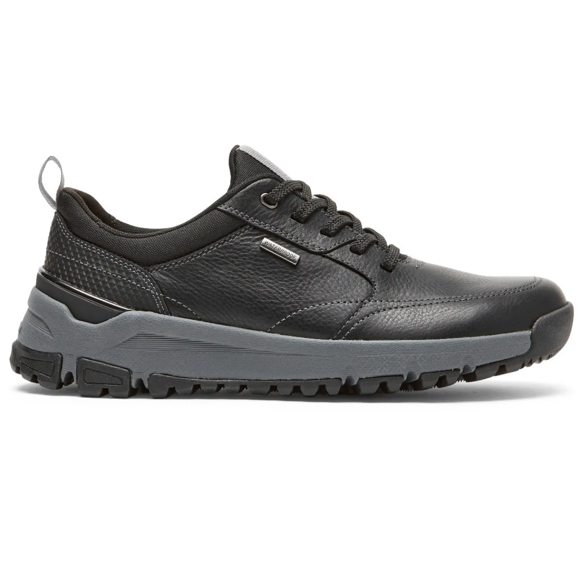 Walking Shoes*XLfeet Dunham Mens Glastonbury UBal II Waterproof - BLACK LEA/SDE