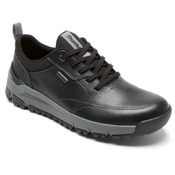 Walking Shoes*XLfeet Dunham Mens Glastonbury UBal II Waterproof - BLACK LEA/SDE