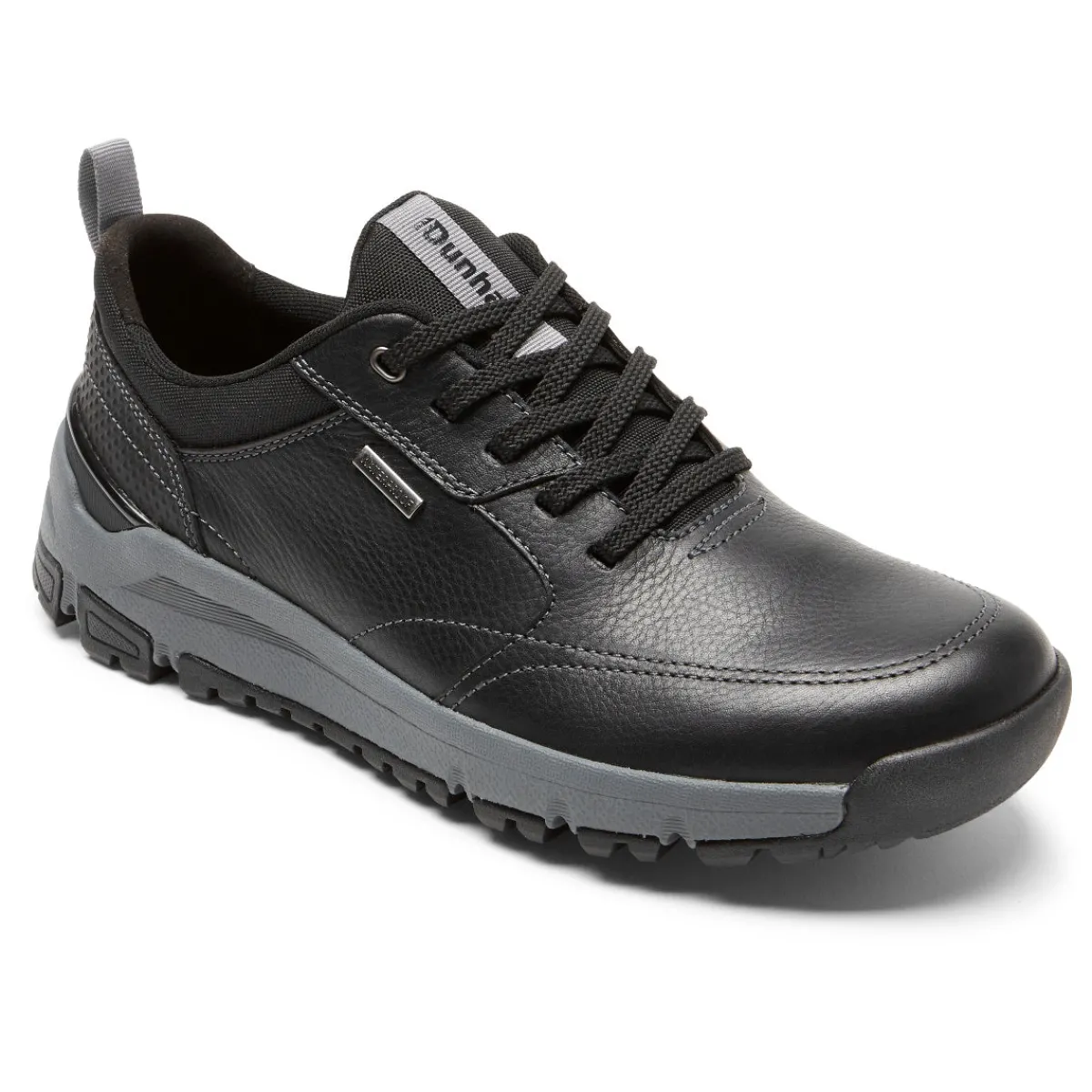 Walking Shoes*XLfeet Dunham Mens Glastonbury UBal II Waterproof - BLACK LEA/SDE