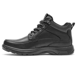 Waterproof Hiking Boots For Men*XLfeet Inc. Dunham 8000 Mid Boot - Waterproof - Black Lea