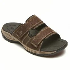 Slides|Adjustable Strap Sandals*XLfeet Inc. Dunham Newport WF Slide-Java