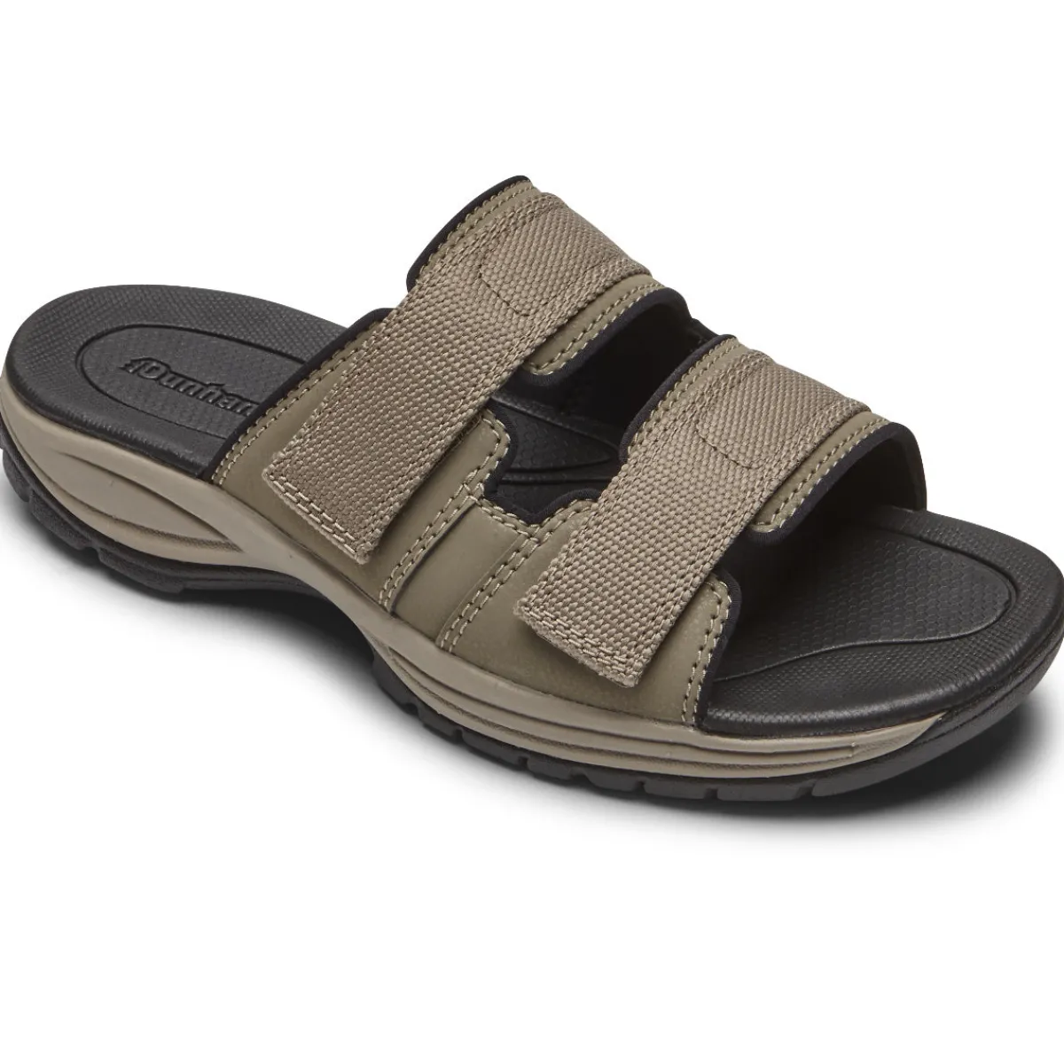 Slides|Adjustable Strap Sandals*XLfeet Inc. Dunham Newport WF Slide-Taupe