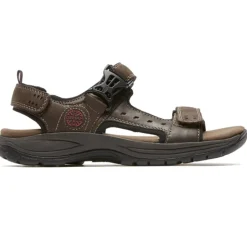 Adjustable Strap Sandals*XLfeet Inc. Dunham Nolan Adjustable Strap Sandals - Brown