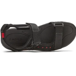 Adjustable Strap Sandals*XLfeet Dunham Nolan WF Sandal - Black