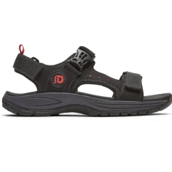 Adjustable Strap Sandals*XLfeet Dunham Nolan WF Sandal - Black