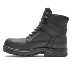 Composite Toe Boots|Dunham 8000 Works Boots*XLfeet Inc. Dunham 8000 Works 6" Composite Safety Toe Boot - Black Textured Leather