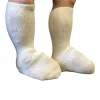 Extra Wide Socks|Crew Socks*XLfeet Inc. Extra Wide White Bariatric Socks - Widest Fitting Sock Period!