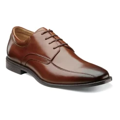 Dress Shoes And Boots*XLfeet Florsheim Bike Toe Oxford Cognac Brown Dress Shoes