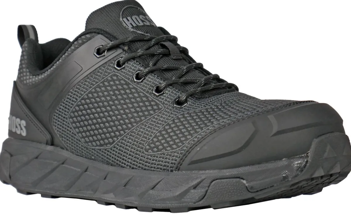 Work Shoes For Men*XLfeet Inc. Hoss Buster Low Carbon Nanofiber Bubba Toe - Black