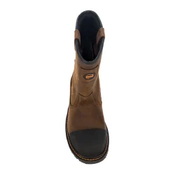 Slip-On Work Boots|Work Boots*XLfeet Inc. Hoss Cartwright II Wellington Brown Composite Safety Toe