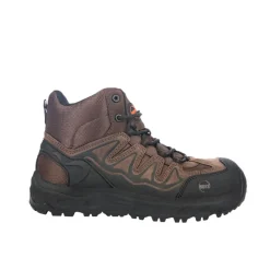 Composite Toe Boots|Work Boots*XLfeet Inc. Hoss Eric Hi Oblique Aluminum Safety Toe Non Waterproof - Brown