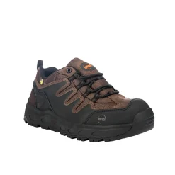 Work Boots*XLfeet Inc. Hoss Eric Lo Oblique Aluminum Safety Toe Non Waterproof - Brown