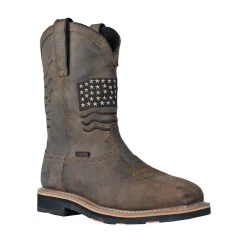 Slip-On Work Boots|Work Boots*XLfeet Hoss Rushmore Western Rancher Soft Toe