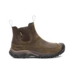 Waterproof Hiking Boots For Men|Rubber And Insulated Boots*XLfeet Inc. Keen Anchorage III Insulated Waterproof Pull-On Boot - Dk Earth / Mulch