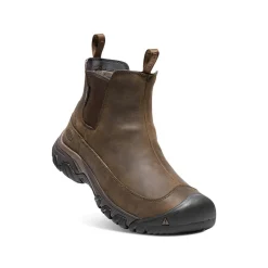 Waterproof Hiking Boots For Men|Rubber And Insulated Boots*XLfeet Inc. Keen Anchorage III Insulated Waterproof Pull-On Boot - Dk Earth / Mulch