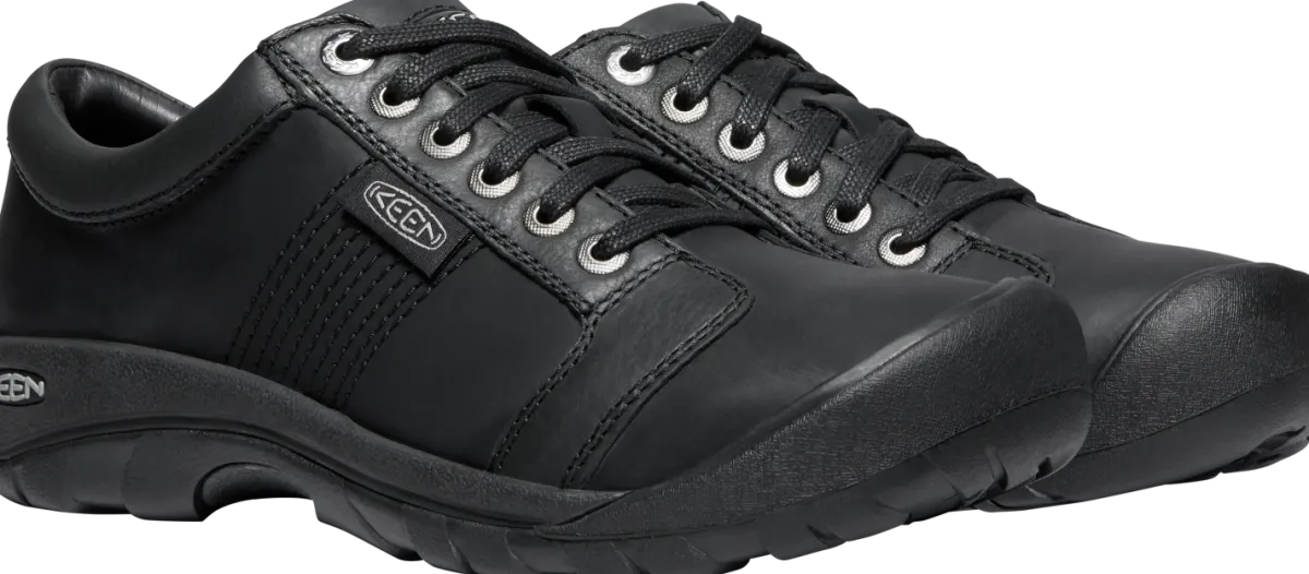 Walking Shoes|Casual Shoes*XLfeet Keen Austin - Men's Black Casual Shoe