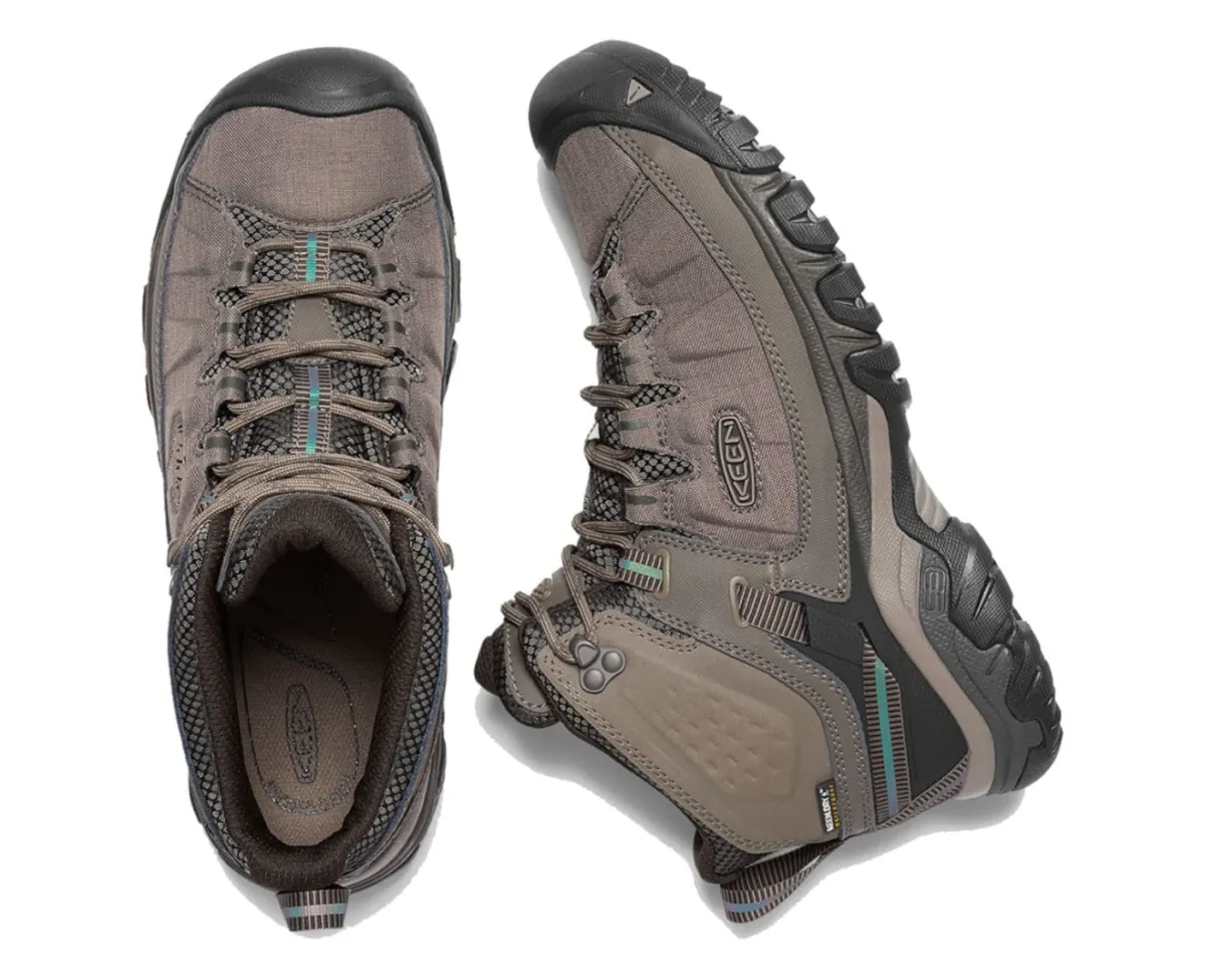 Walking Shoes|Waterproof Hiking Boots For Men*XLfeet Inc. Keen Targhee EXP Mid Wide WP - Bungee Cord / Brindle Hiking Shoes