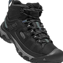 Waterproof Hiking Boots For Men*XLfeet Keen Targhee EXP Mid WP - Black / Steel Grey