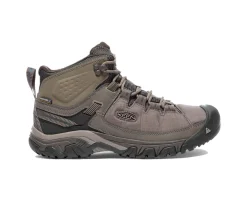 Walking Shoes|Waterproof Hiking Boots For Men*XLfeet Inc. Keen Targhee EXP Mid WP Bungee Cord / Brindle Hiking Boots