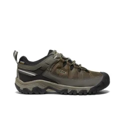 Walking Shoes|Waterproof Hiking Boots For Men*XLfeet Inc. Keen Targhee III Waterproof Wide - Bungee Cord / Black
