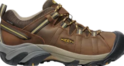Walking Shoes|Waterproof Hiking Boots For Men*XLfeet Inc. Keen Targhee II WP Wide - Cascade Brown / Golden Yellow