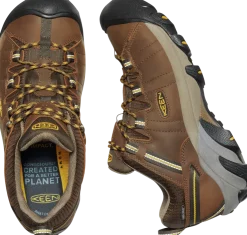 Walking Shoes|Waterproof Hiking Boots For Men*XLfeet Inc. Keen Targhee II WP Wide - Cascade Brown / Golden Yellow