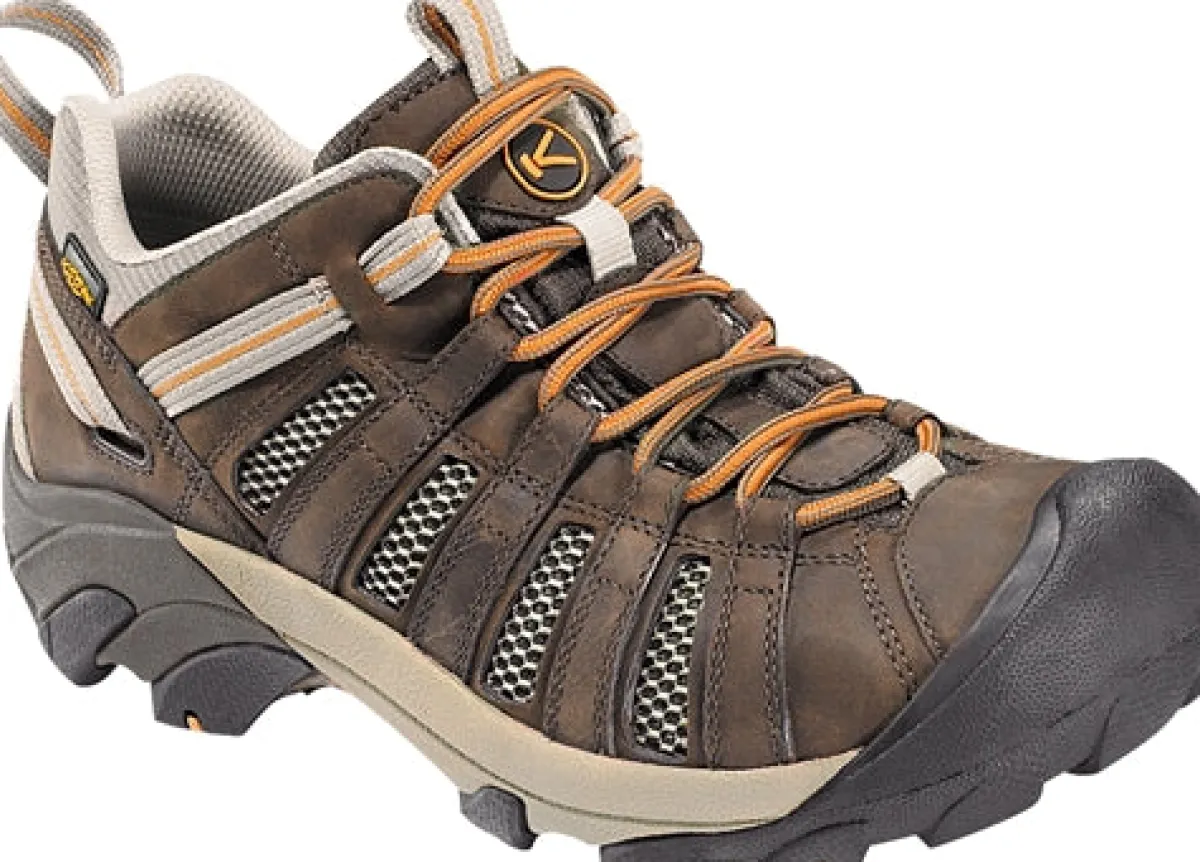 Walking Shoes|Waterproof Hiking Boots For Men*XLfeet Inc. Keen Voyageur - Black Olive / Inca Gold