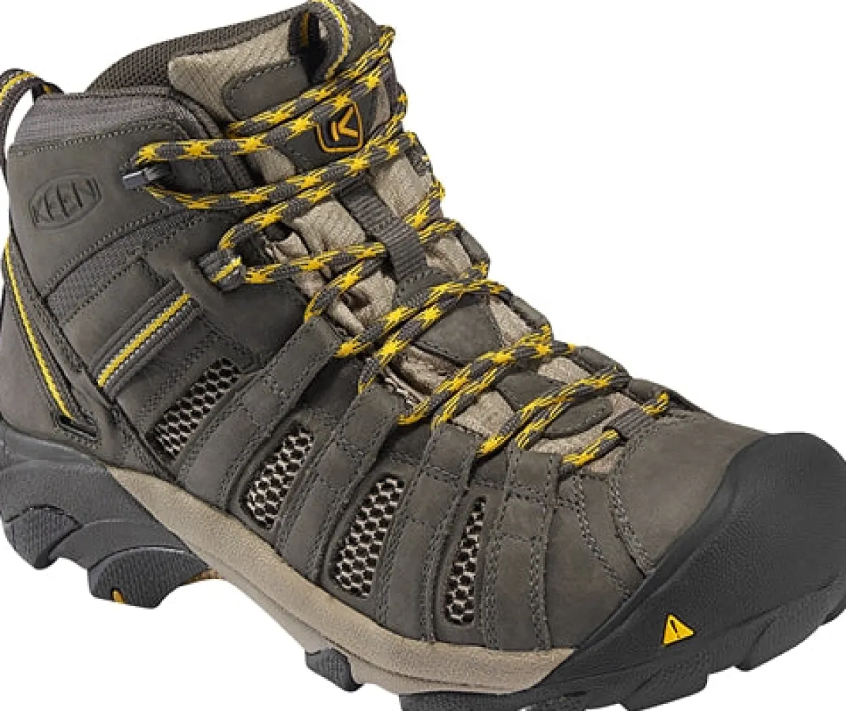 Walking Shoes|Waterproof Hiking Boots For Men*XLfeet Inc. Keen Voyageur Mid - Raven / Tawny Olive