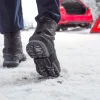 Ice Cleats|Traction Aid*XLfeet K1 Series Mid-Sole Ice Cleat - Original Profile - Black