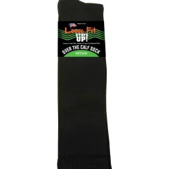 Extra Wide Socks|Over The Calf Socks*XLfeet Loose Fit Black Over the Calf Socks to EEEEE - Single Pair