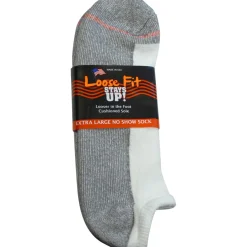 No Show Socks|Postal Approved Socks*XLfeet Loose Fit Stays Up! White No Show Socks - Single Pair