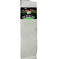 Extra Wide Socks|Over The Calf Socks*XLfeet Inc. Loose Fit White Over the Calf Socks to EEEEE - Single Pair