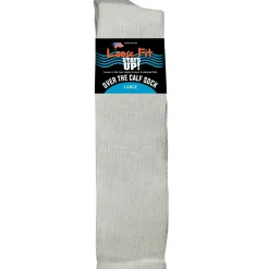 Extra Wide Socks|Over The Calf Socks*XLfeet Inc. Loose Fit White Over the Calf Socks to EEEEE - Single Pair