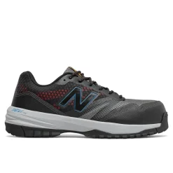 Work Shoes For Men*XLfeet Inc. New Balance Composite Toe 589 ESD Athletic Work Shoes - Black / Toro Red