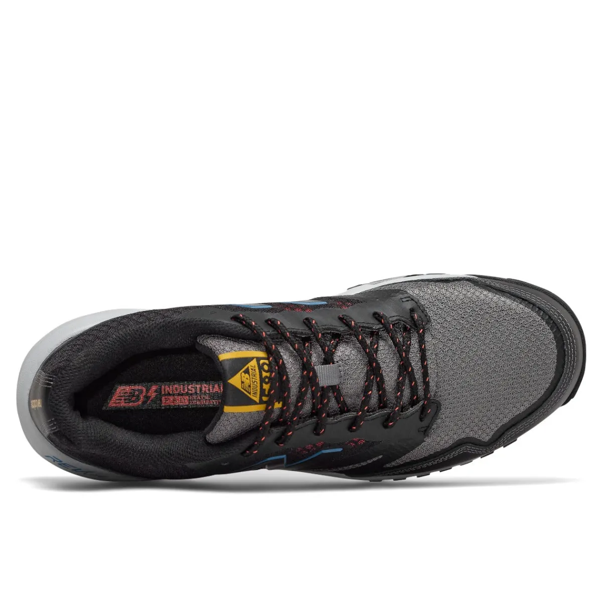 Work Shoes For Men*XLfeet Inc. New Balance Composite Toe 589 ESD Athletic Work Shoes - Black / Toro Red