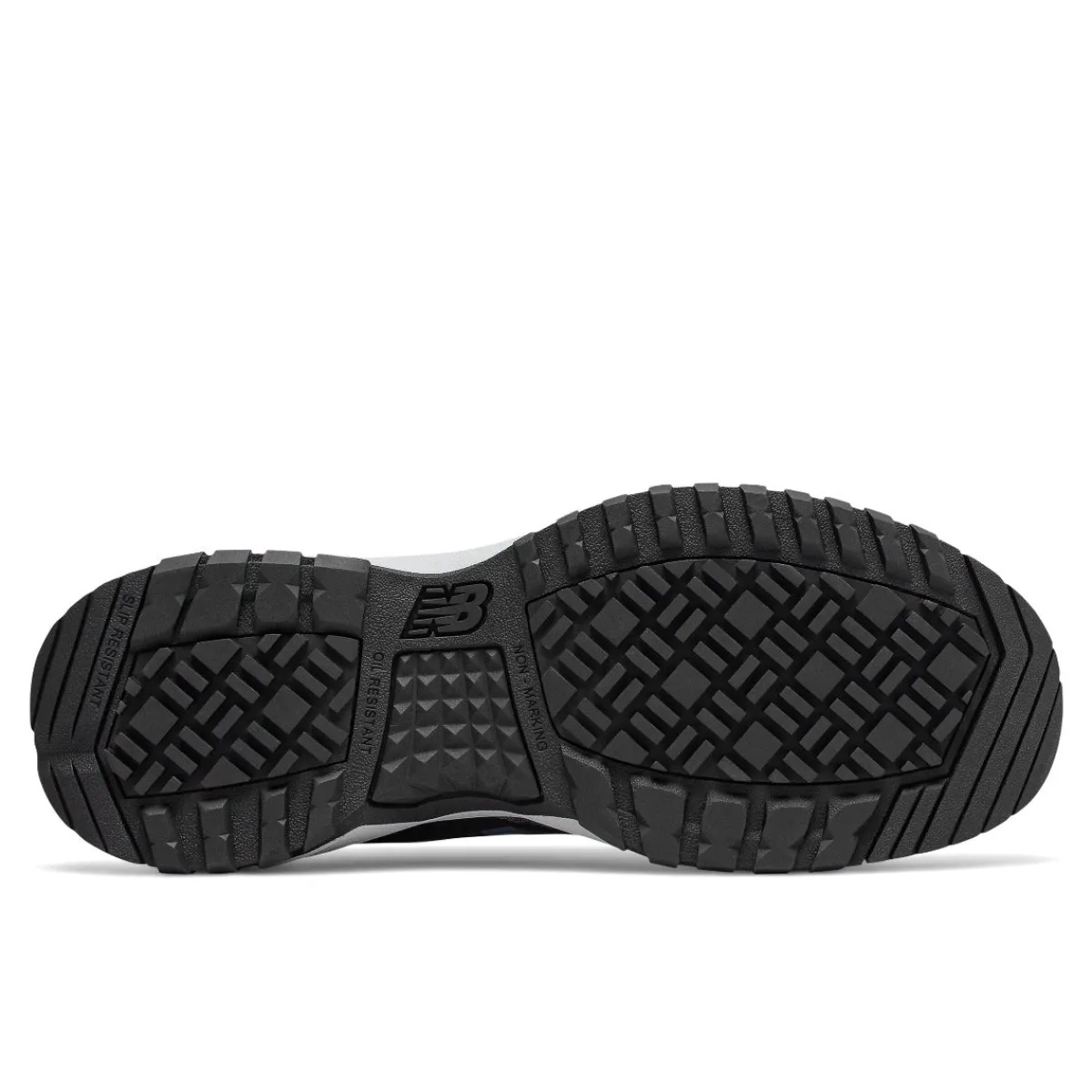 Work Shoes For Men*XLfeet Inc. New Balance Composite Toe 589 ESD Athletic Work Shoes - Black / Toro Red