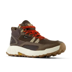 Walking Shoes|Athletic Shoes For Men*XLfeet Inc. New Balance Fresh Foam X Hierro Mid GTX Mens Running Shoe - Dk Mushroom / Blk Coffee / Neo Flame