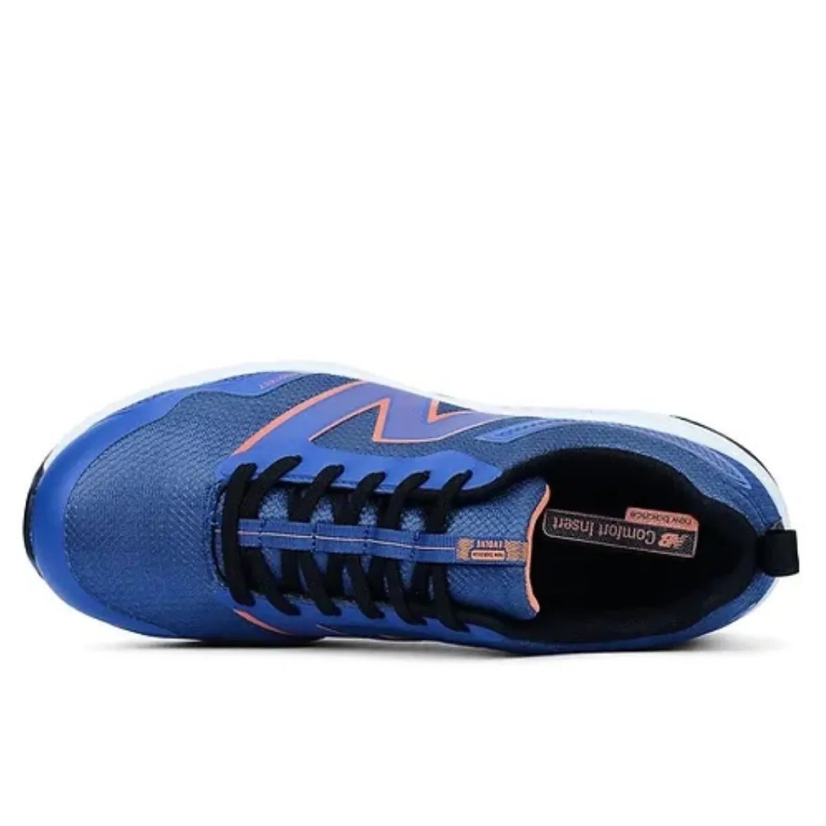 Work Shoes For Men*XLfeet Inc. New Balance Mens Evolve Work Shoe - Alloy Toe EH - Blue/Orange