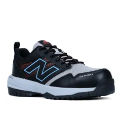 Work Shoes For Men*XLfeet Inc. New Balance Mens Quikshift Work Shoe - Composite Toe EH - Black/Blue/Red
