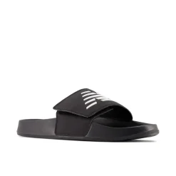 Slides|Adjustable Strap Sandals*XLfeet Inc. New Balance 200 v2 Adjustable Slide - Black/White