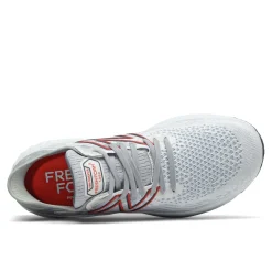Walking Shoes|Athletic Shoes For Men*XLfeet Inc. New Balance 1080V11 Fresh Foam - White / Ghost Pepper