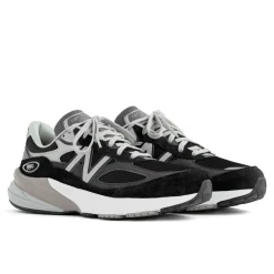 Athletic Shoes For Men*XLfeet Inc. New Balance 990v6 Men's Running Shoe - Black/White